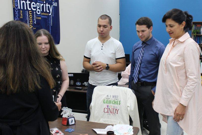 MBC students at a Trade Show event.